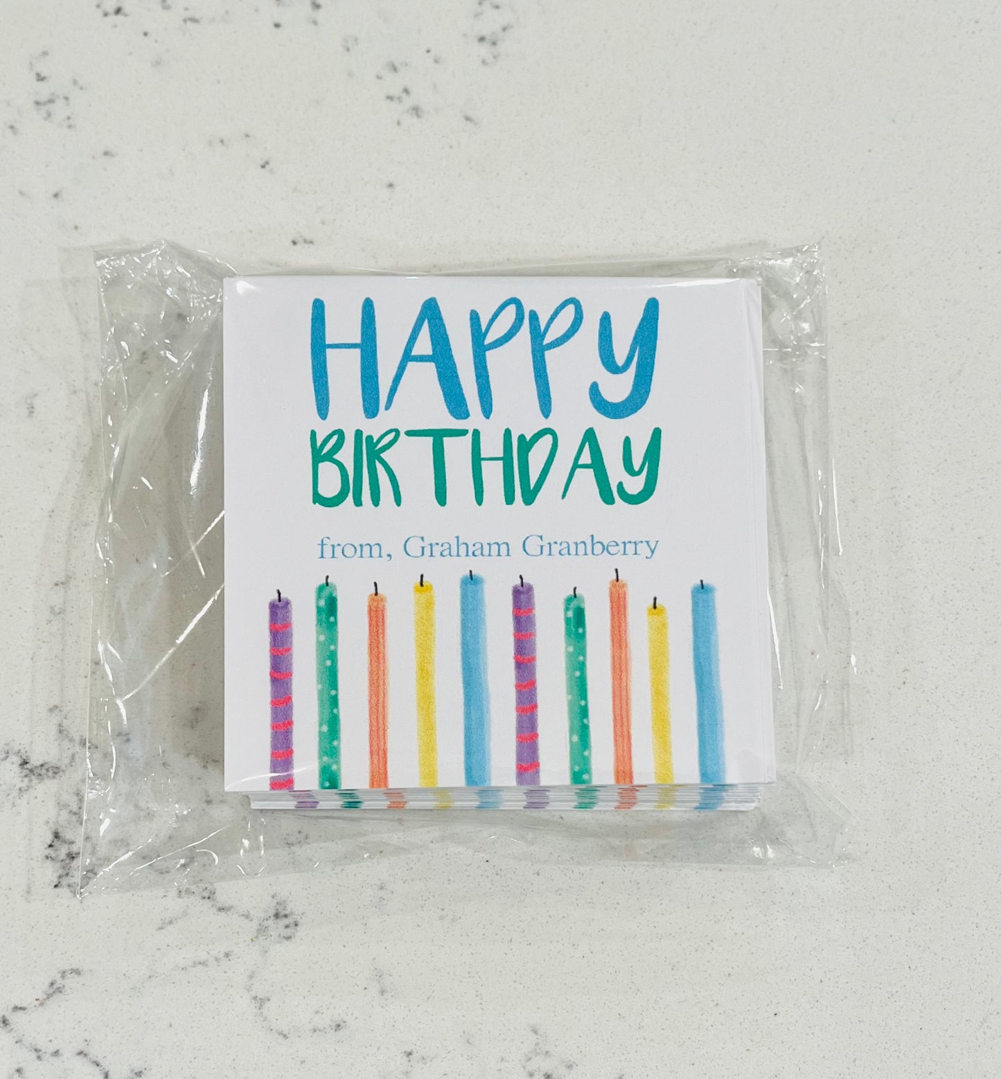 Birthday Tags, Candles