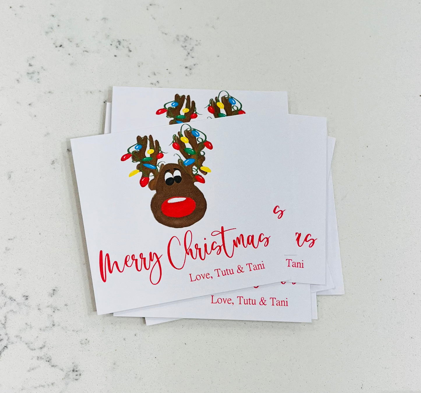Gift Tags & Stickers, Rudolph