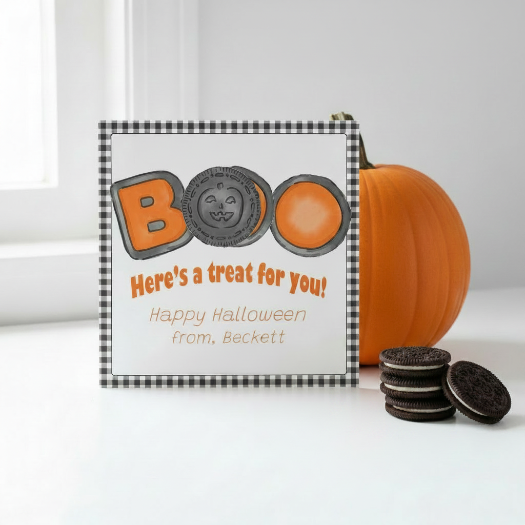 Boo Cookie photo without the white pumpkin