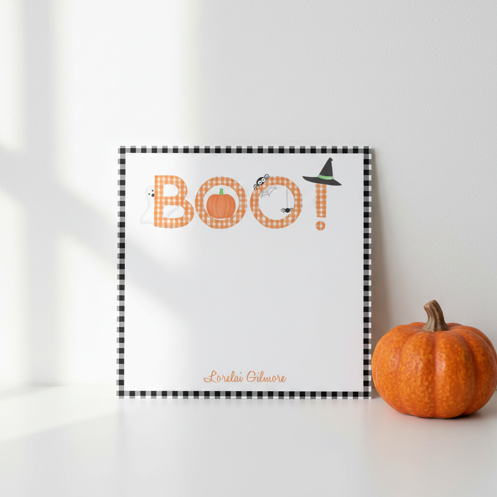 Boo Notepad Lifestyle Photo
