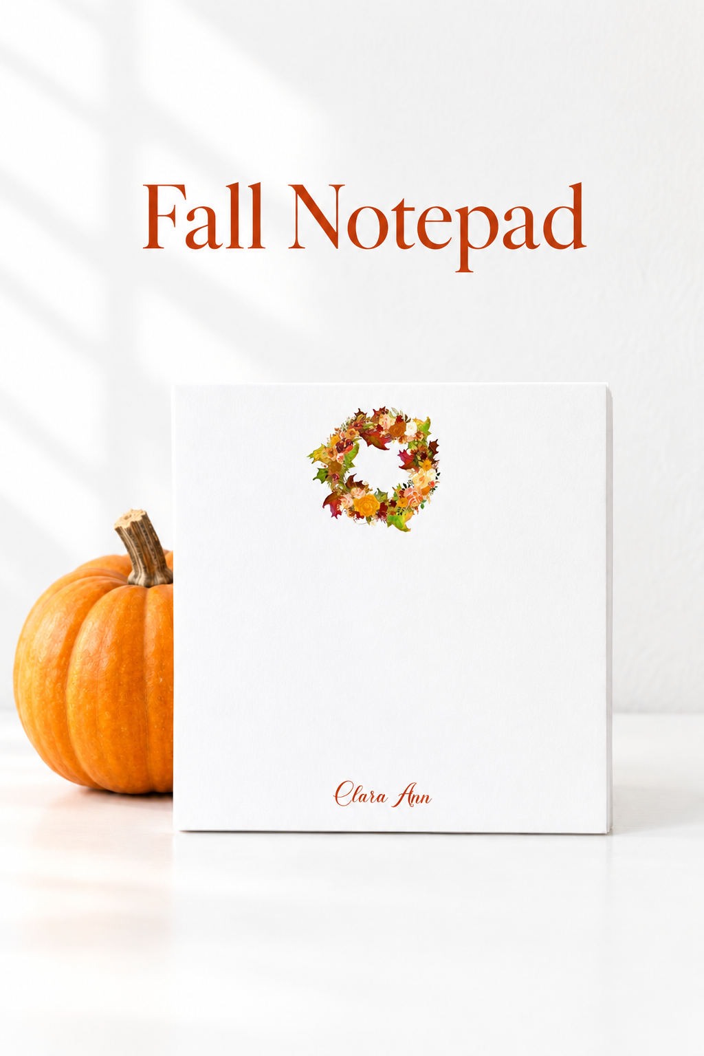 Fall Notepad Pinterest image