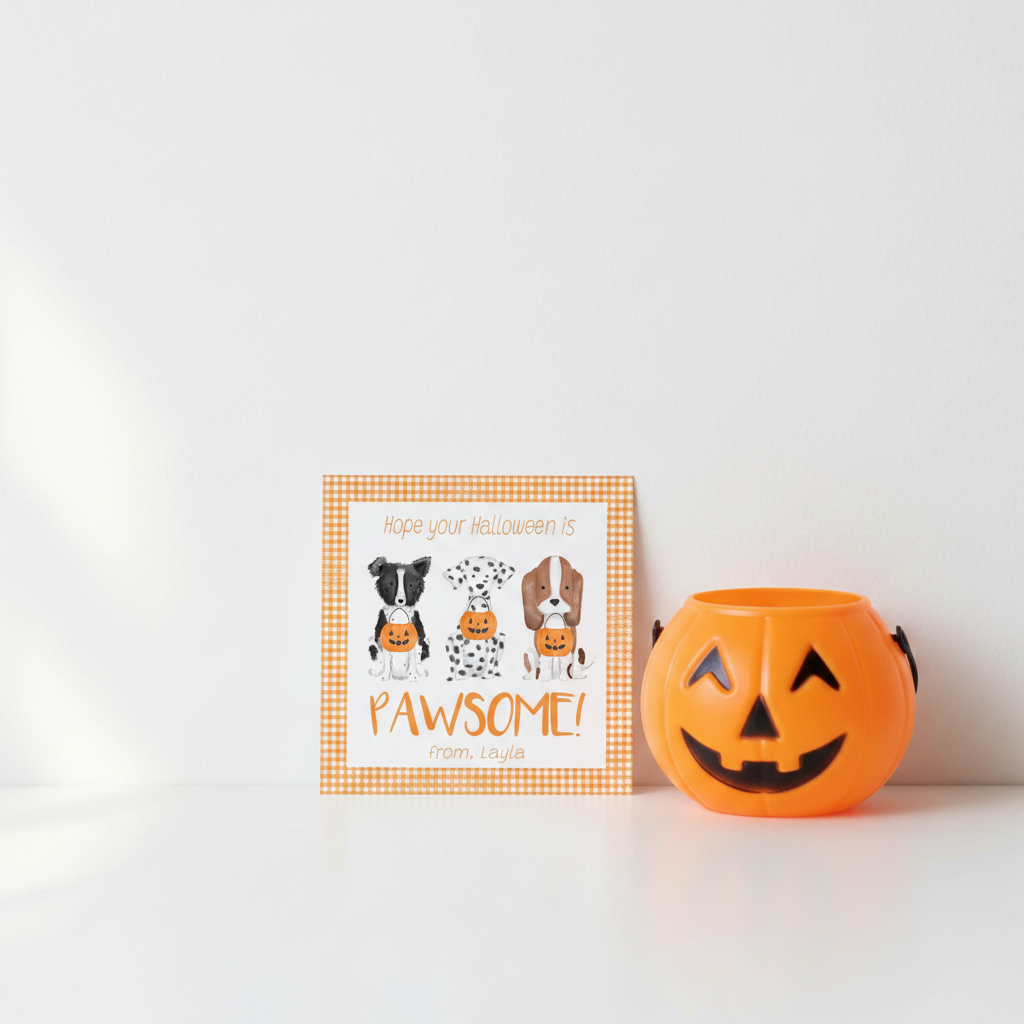 Pawsome Halloween Tag Lifestyle Photo