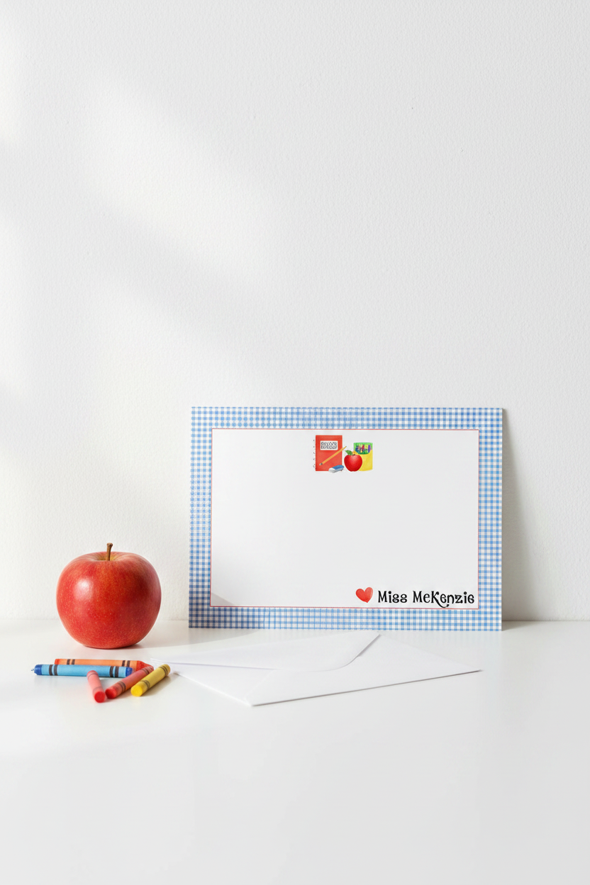 Personalized Teacher Note Cards Pinterest Lifestyle