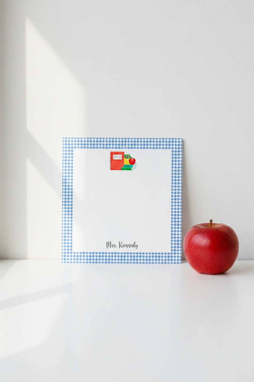 Personalized Teacher Notepad Pinterest Lifestyle