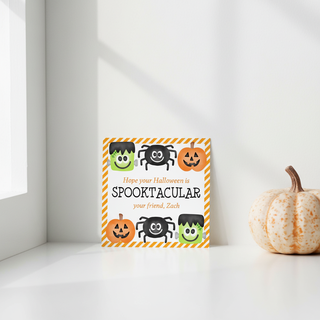 Spooktacular Gift Tag Lifestyle Photo