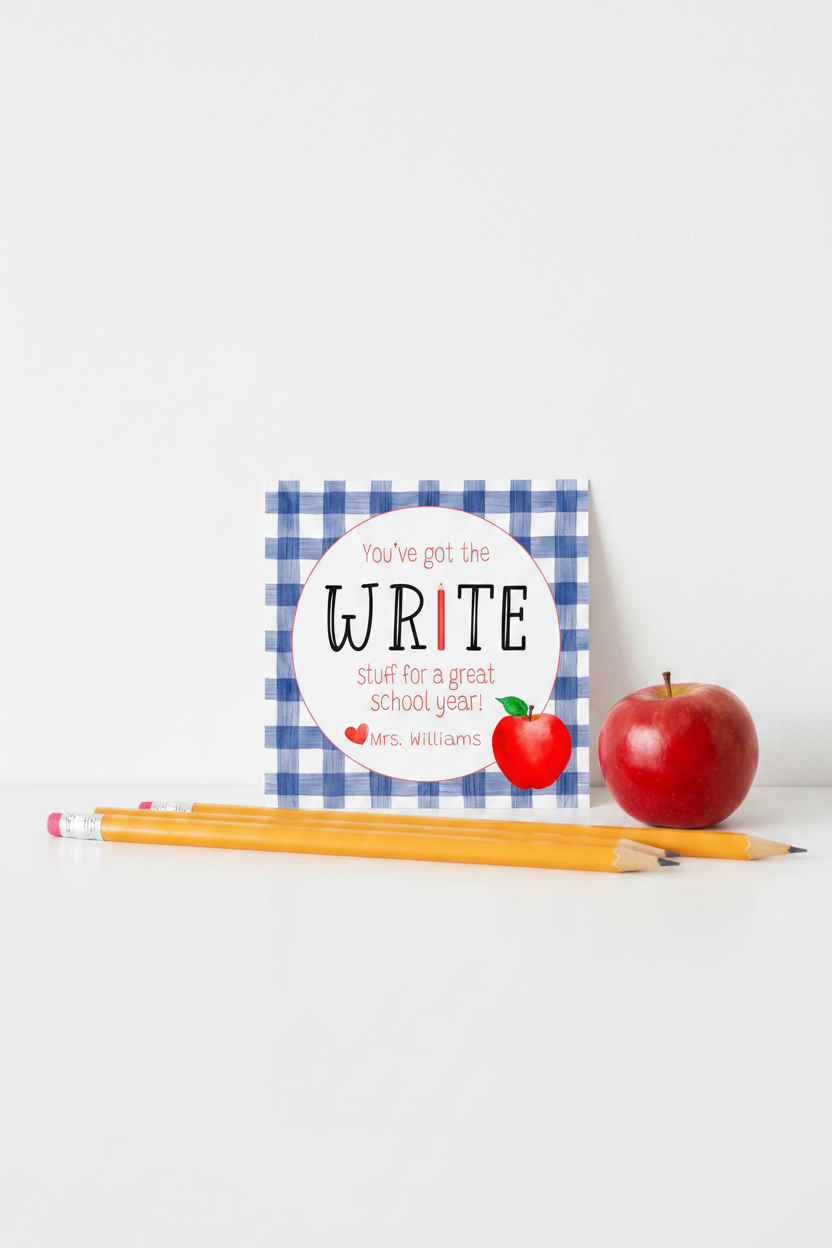 Write Stuff Gift Tag Pinterest Lifestyle