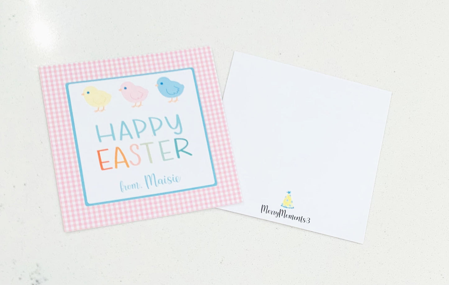 Easter Chicks Tags