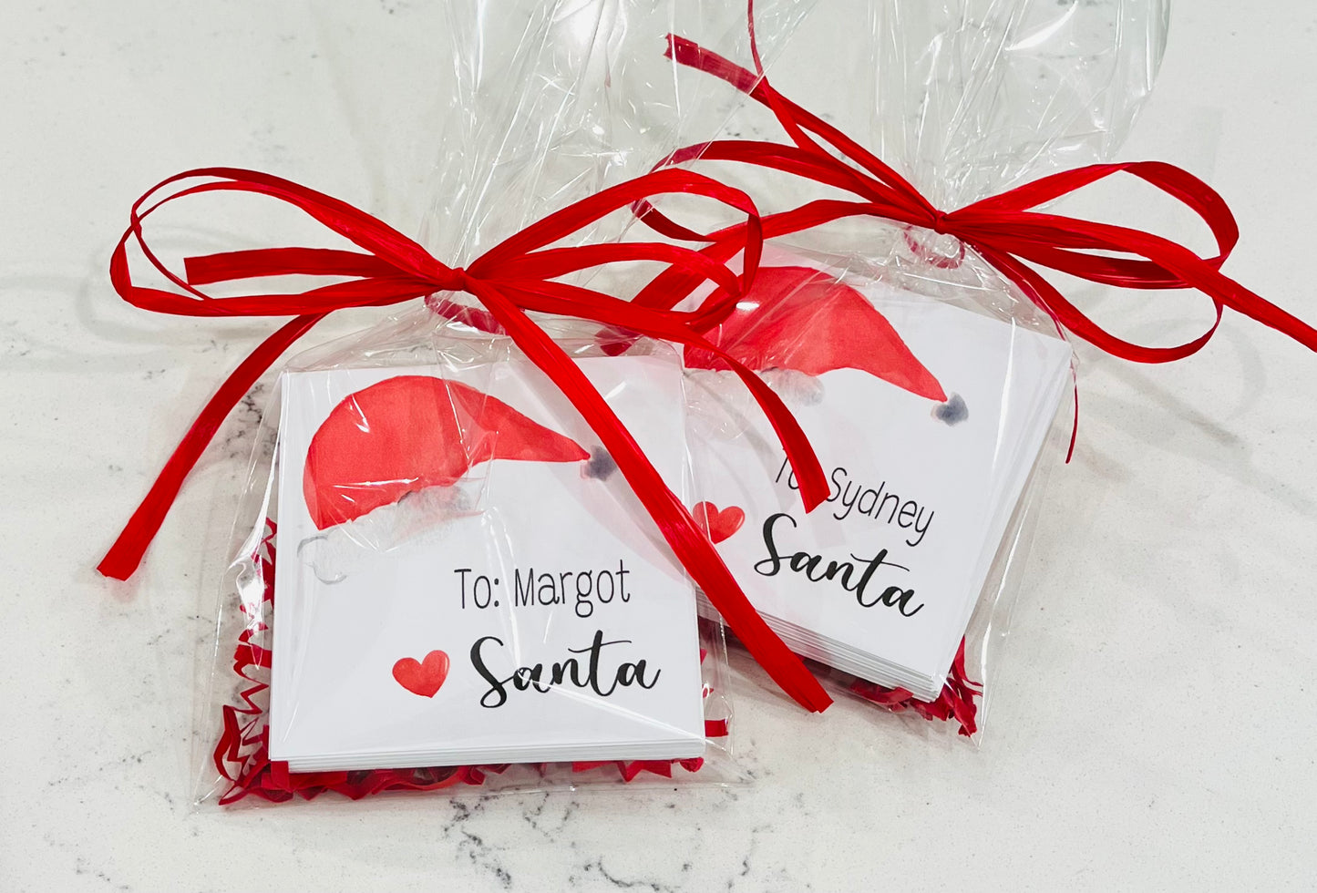 Gift Tags & Stickers, Santa hat