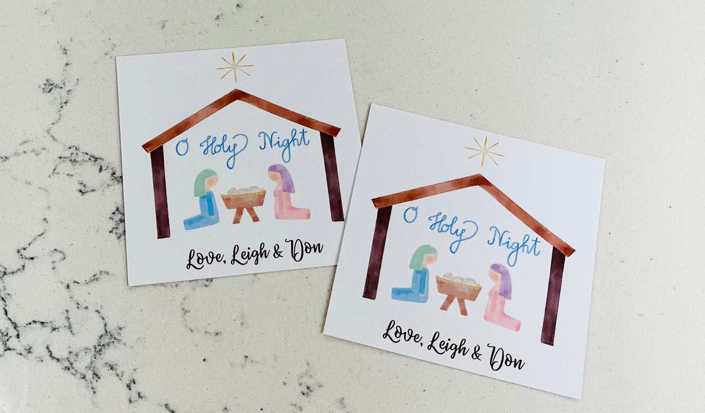 Gift Tags & Stickers, Nativity