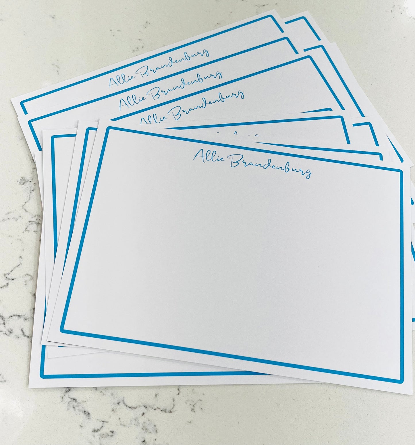 Note Cards, Personalized - Choose your color
