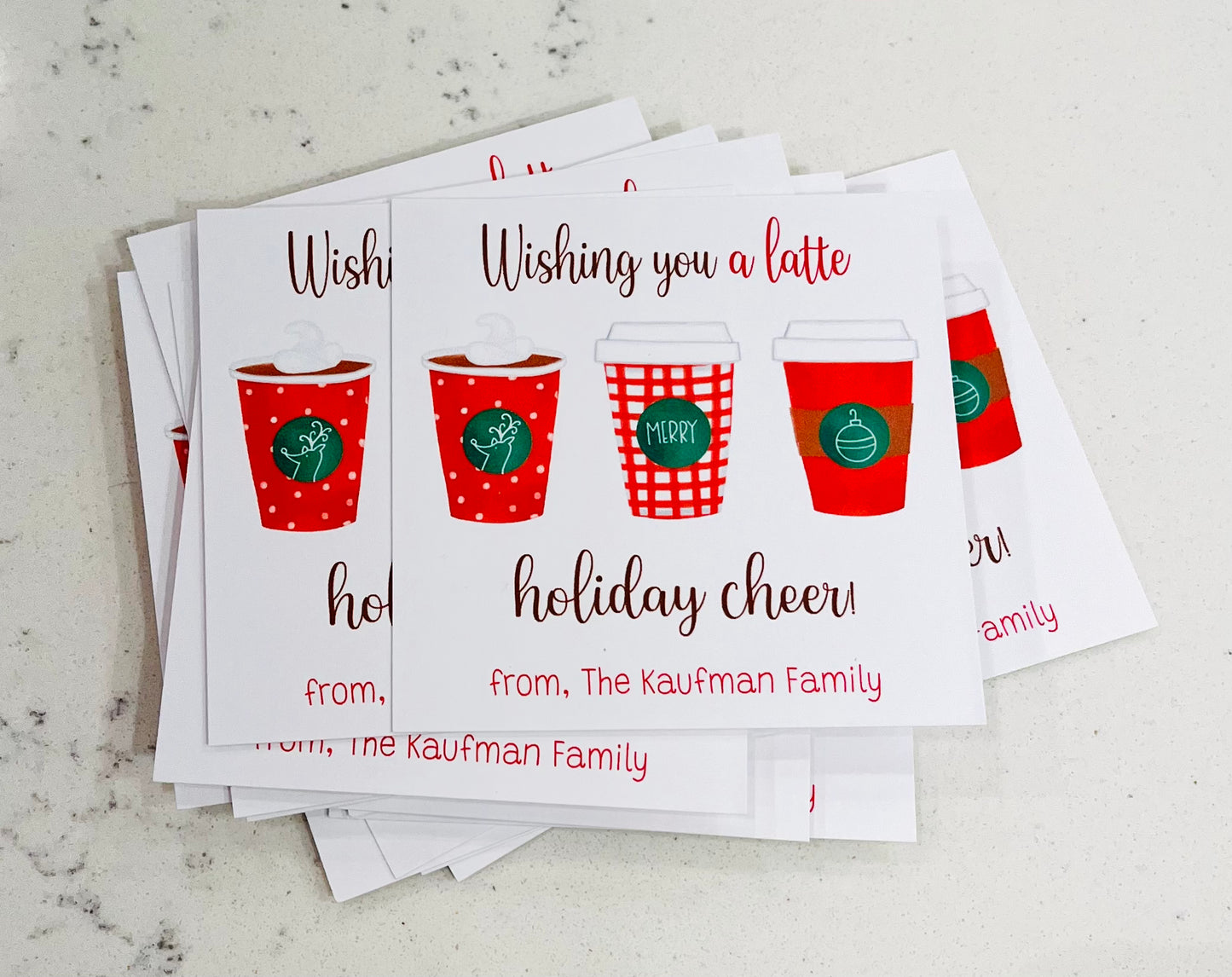 Gift Tags & Stickers, Latte
