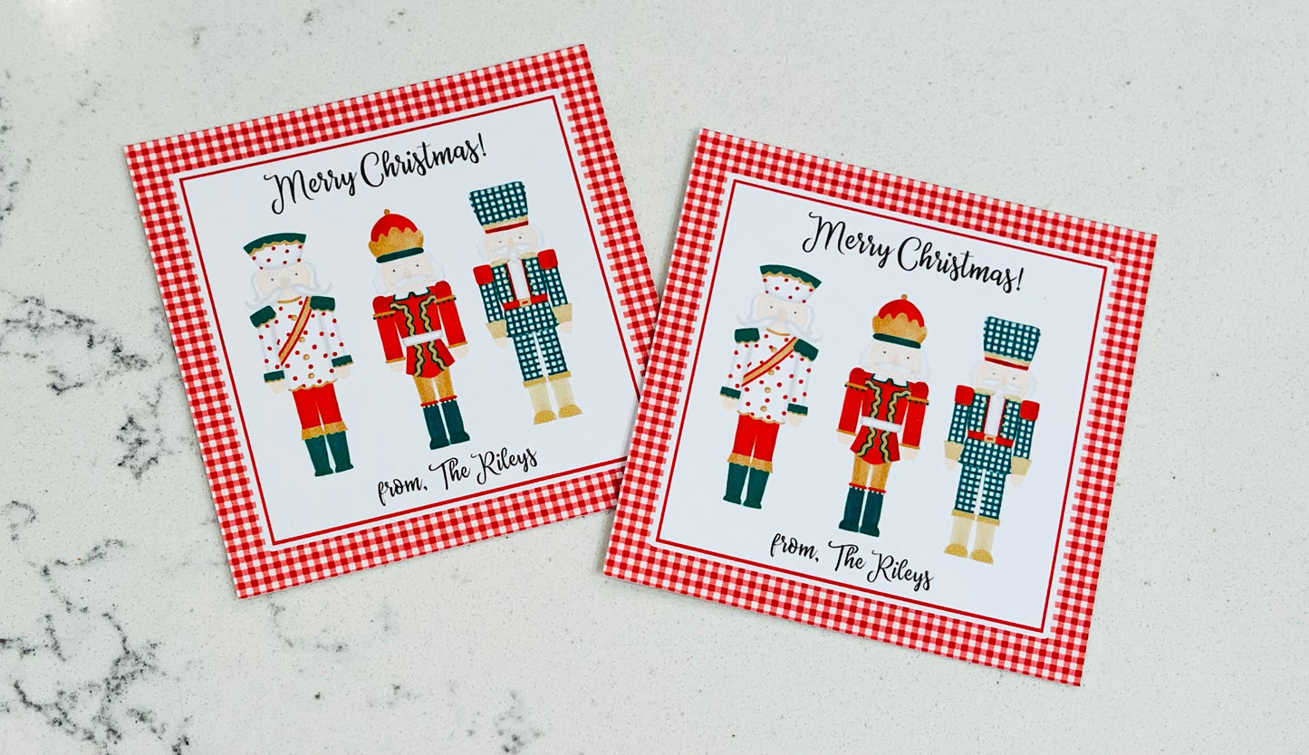 Gift Tags & Stickers, Nutcrackers